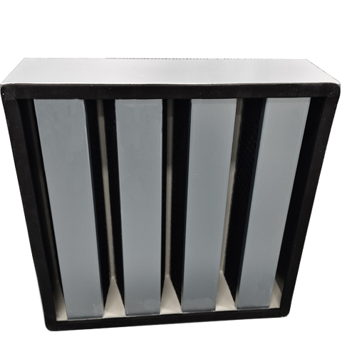 鍍鋅框活性炭箱式 V型過(guò)濾器