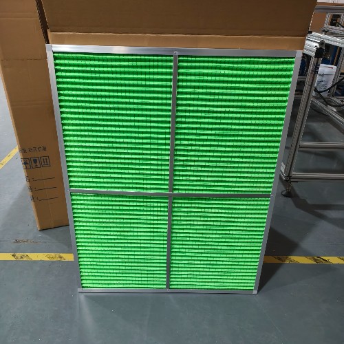 綠白棉折疊過濾器